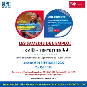 1 CV 1 Emploi